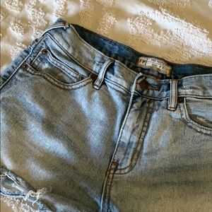 Free People Distressed Shorts